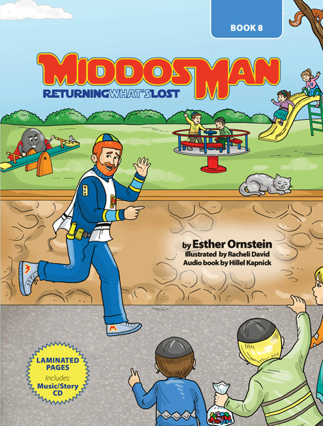Front cover of Middos Man - Volume 8: Returning What's Lost - Book & Read-Along CD by Esther Ornstein