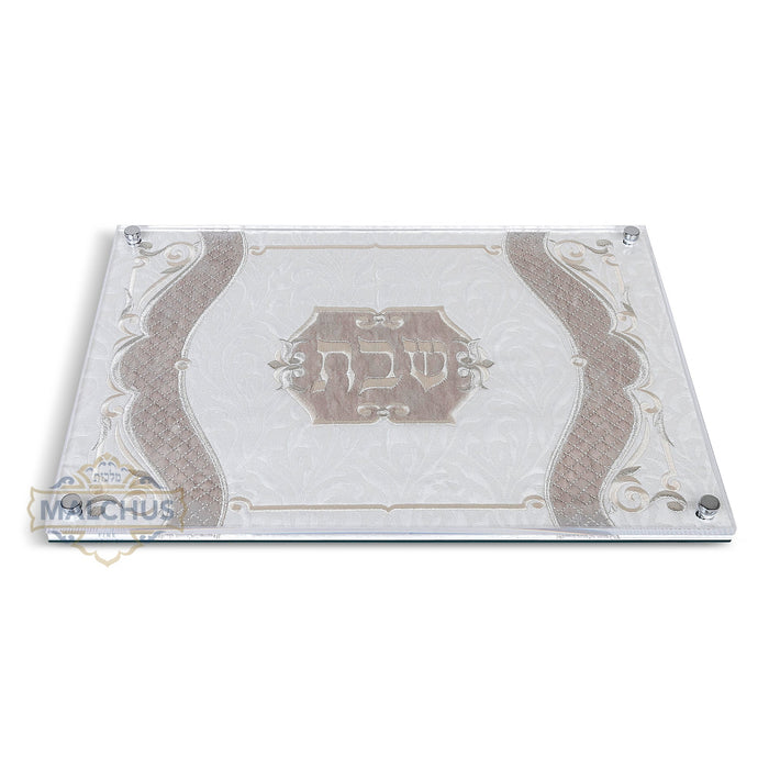 Glass Challah Board #610 - Shabbos Accessories