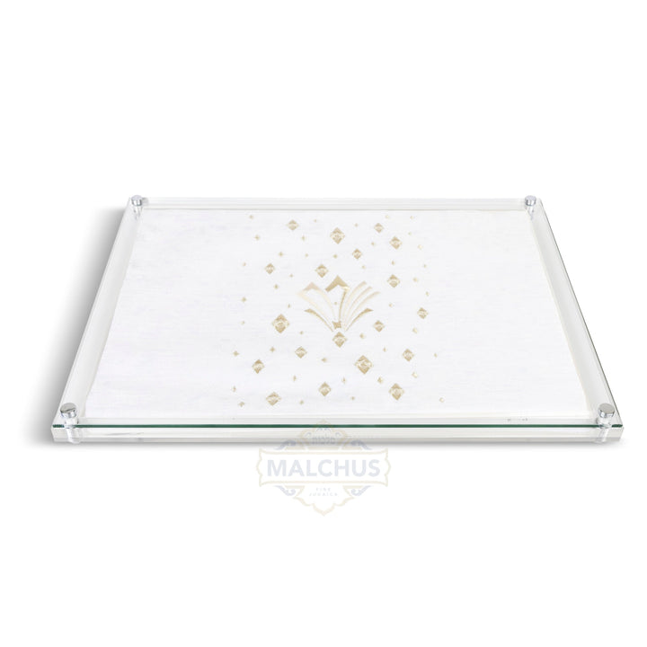 Velvet Challah Board with Glass Top, Design #685, 16x11