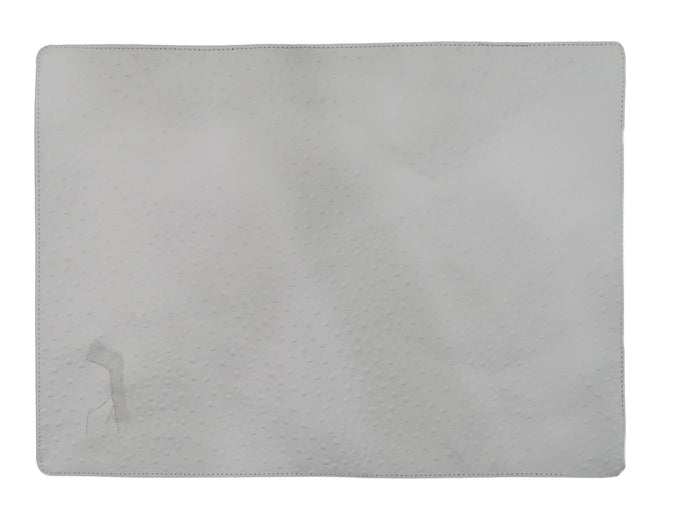 Prestige Ostrich Challah Cover — Ostrich Design, Regal Collection (CC100F-WH3)