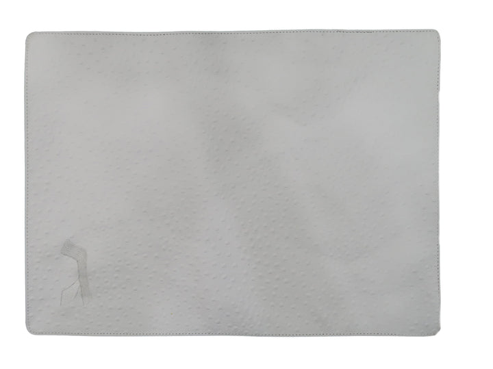 Prestige Ostrich Challah Cover — Ostrich Design, Regal Collection (CC100F-WH3)