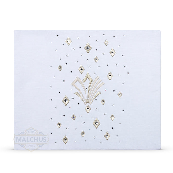 Solitaire Collection Challah Cover Linen Look #686 - Challah Covers