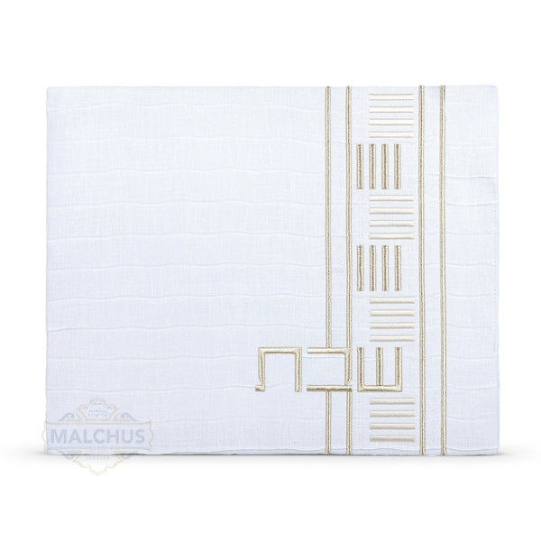 Challah Cover Pleated Linen Look #691 - Challah Covers