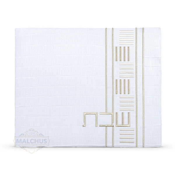Challah Cover Pleated Linen Look #691 - Challah Covers