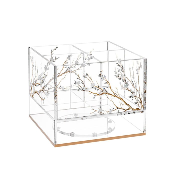 Botanical Blooms Swivel Cutlery Holder | Judaica Square Lakewood