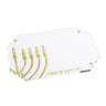 Leatherite Chanukah Tray v2 — Dimensions: 17.35" x 11.6"