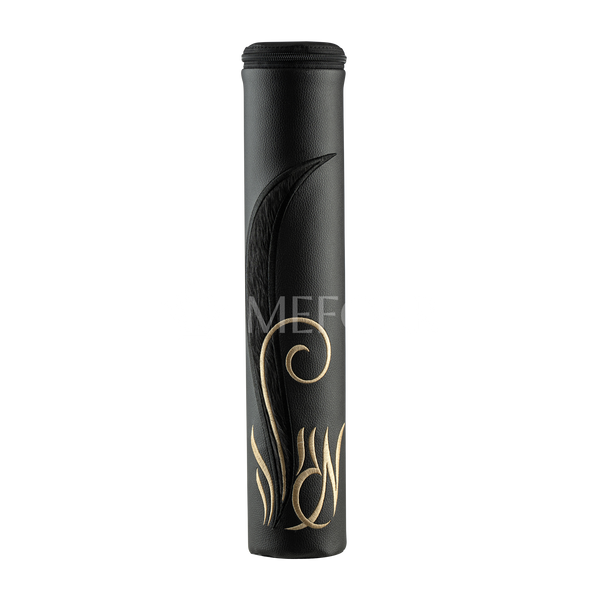Black Leather with Black Fur Megillah Holder - 252 - Megillah Cases