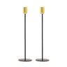 Tall Candlesticks-Black & Gold 13" (EM-CNA1)