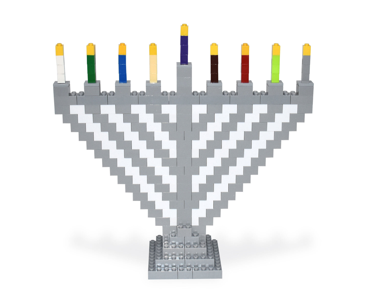 Chanukah: Build-a-Brick Menorah