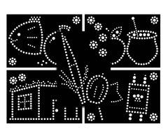 Dotty Sticker Art - Tishrei