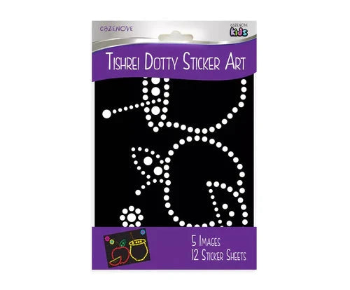 Dotty Sticker Art - Tishrei