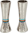Emanuel Conical Shaped Hammered Candlesticks- Multicolor (EM-CSJ1)