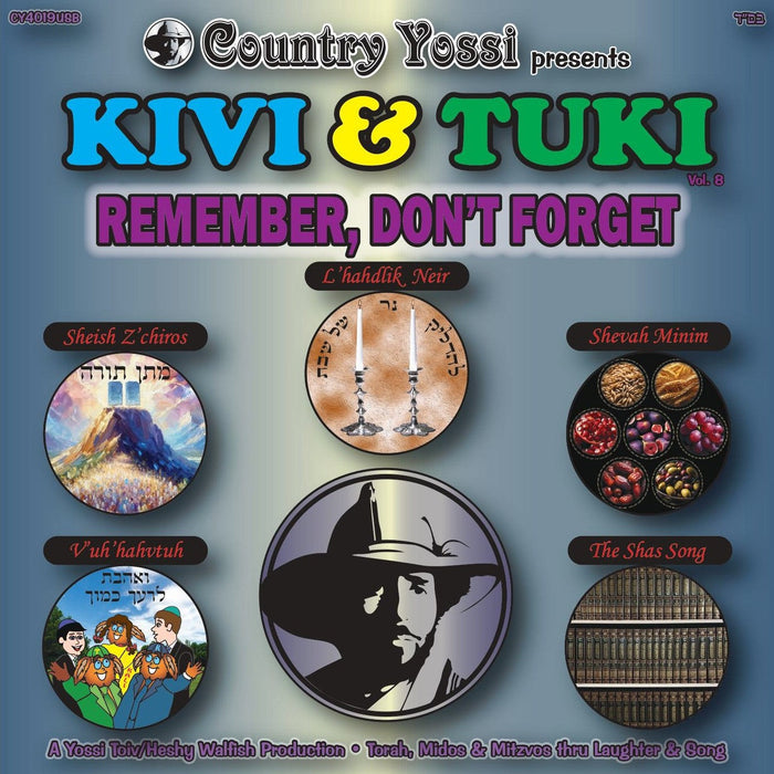 Kivi & Tuki Vol. 8 - Remember, Don't Forget — Jewish music USB | Judaica Square Lakewood