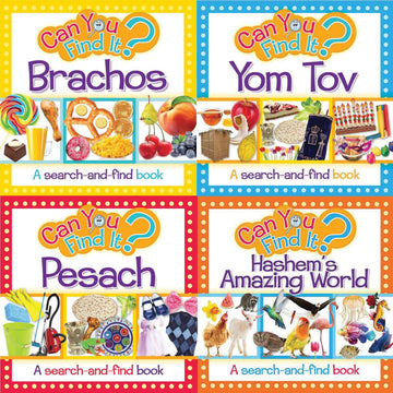 Can You Find It? Series (4 vol.) — search-and-find four-book padded board book set