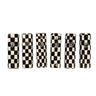 Plain checkerboard mezuzah case — ceramic case with simple checker pattern | Judaica Square Lakewood
