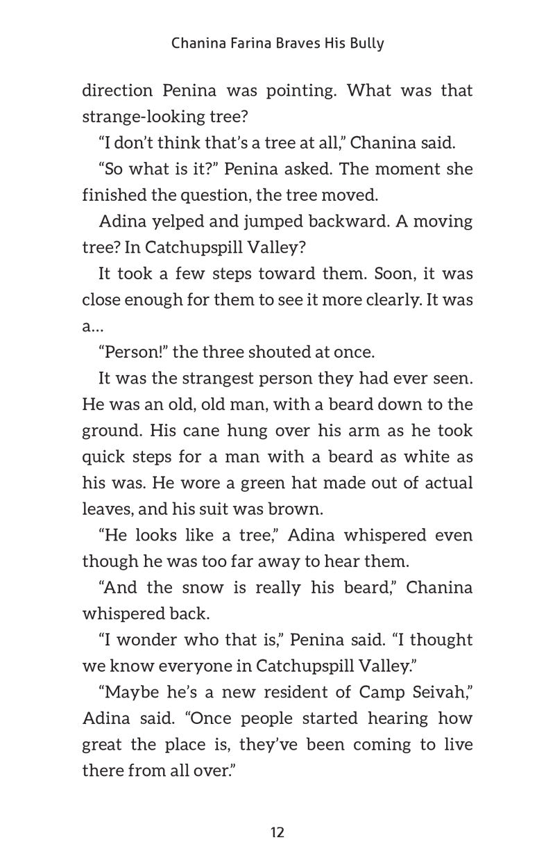 Chanina Farina Braves His Bully — hardcover Jewish children's chapter book by Fradl Adams | Judaica Square Lakewood