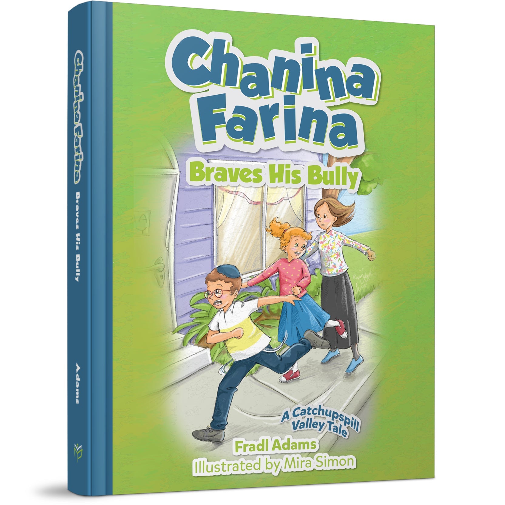 Chanina Farina Braves His Bully — hardcover Jewish children's chapter book by Fradl Adams | Judaica Square Lakewood