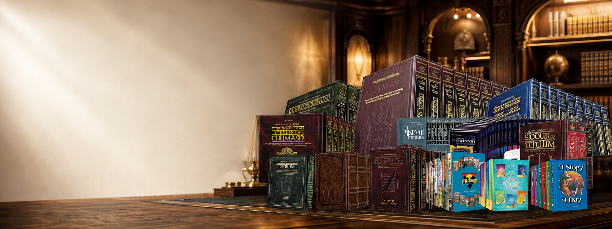 The entire ArtScroll library 25 percent off at Judaica Square, June 10 to 25