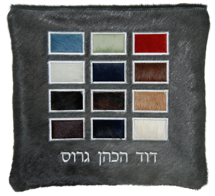 Prestige Premier Plus Leather Tallit & Tefillin Bag (765J-GR)