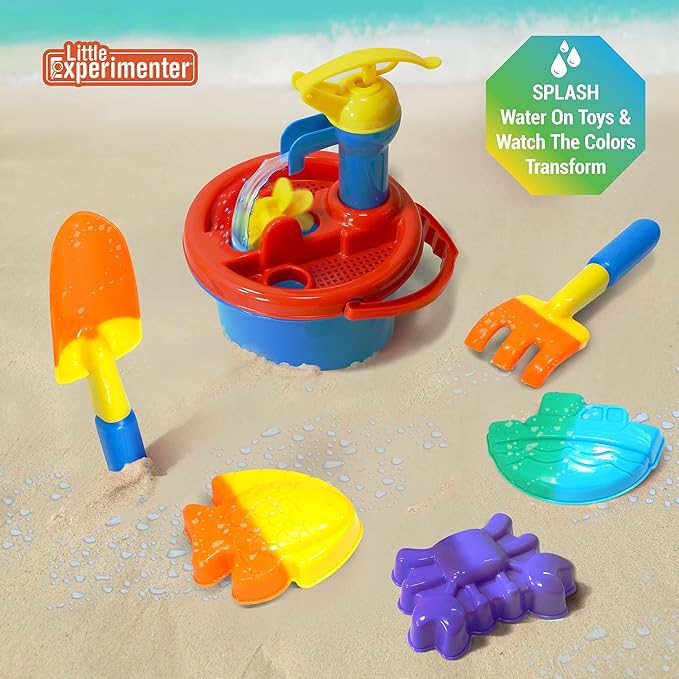 Little Experimenter Color-Changing Beach Toy Set — kids, view 3 | Judaica Square Lakewood