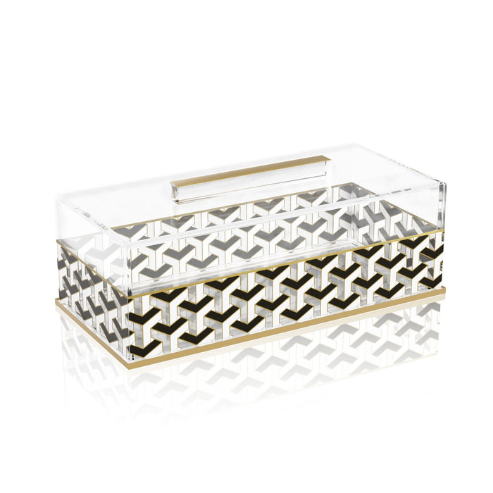 Urban Deco Cake Log Holder — modern cake log case with a magnetic lid | Judaica Square Lakewood