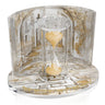 Golden Arch Deluxe Sand Timer — Chanukah — Dimensions: 8.5" diameter x 5.7" height
