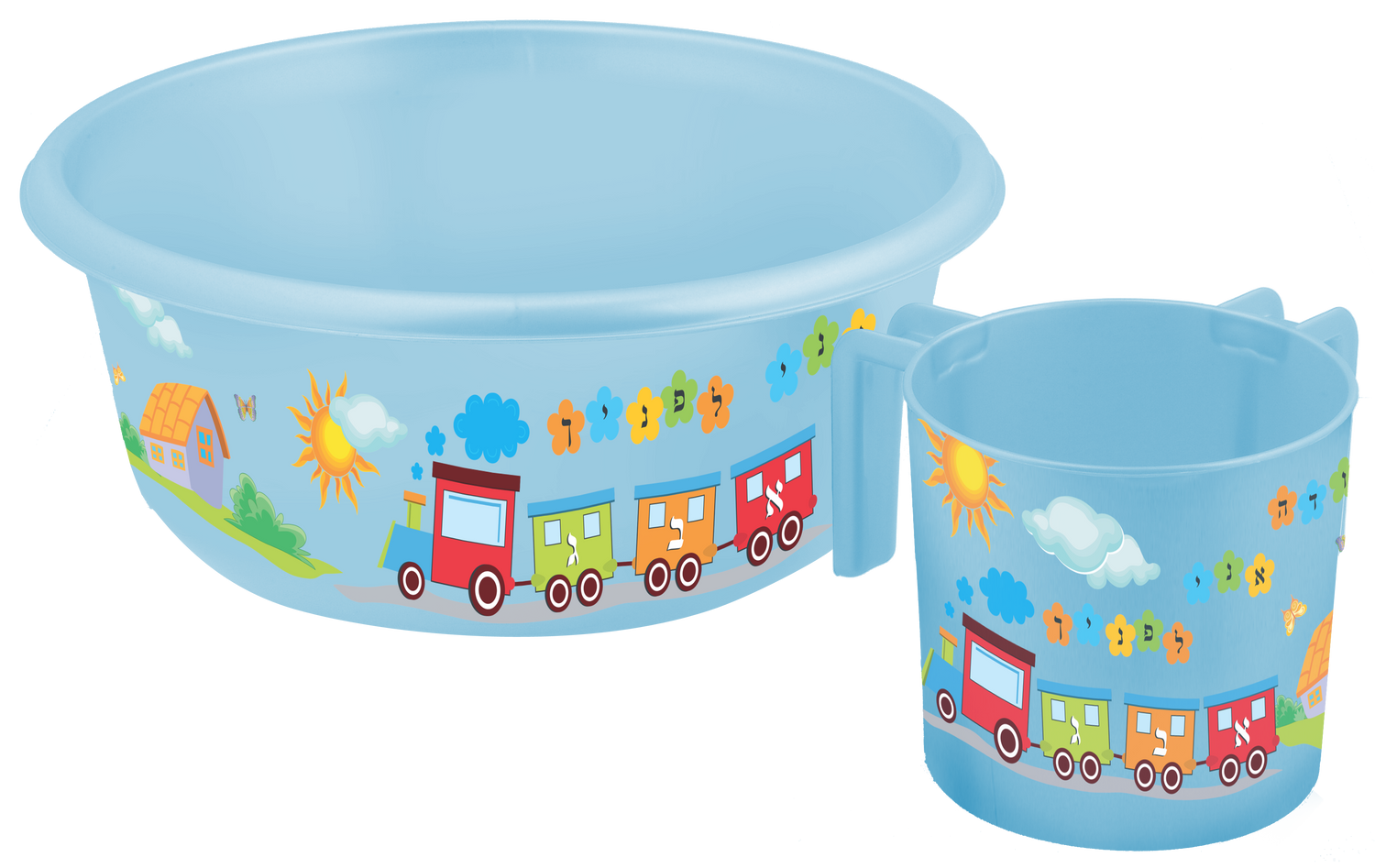 Light Blue- Pail & Cup — toy | Judaica Square Lakewood