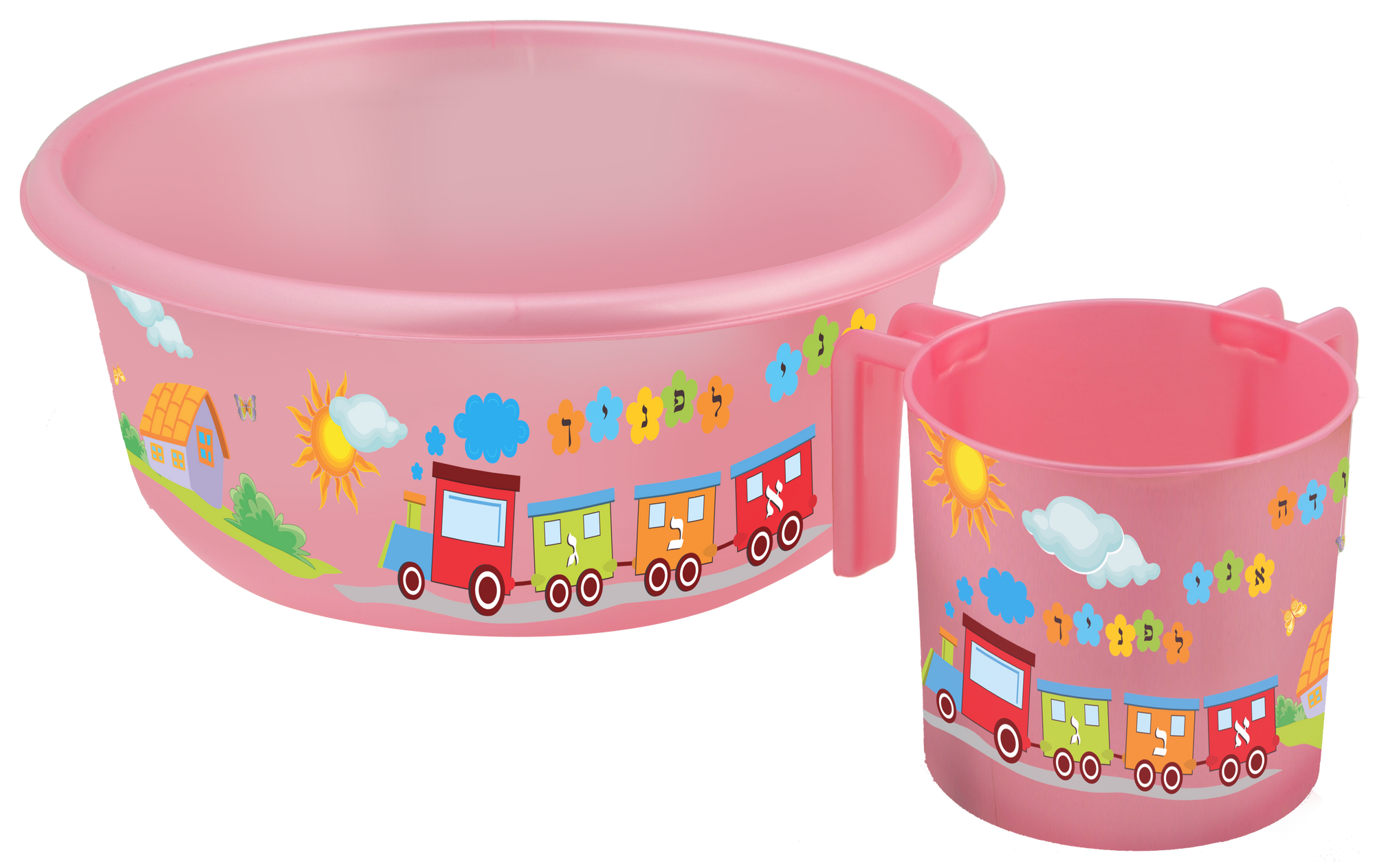 Pink-Pail & Cup — toy | Judaica Square Lakewood