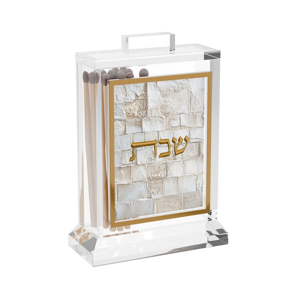 Leatherite Artwork Matchbox - Serene Kosel — Leatherite Jerusalem Wall Art | Judaica Square Lakewood