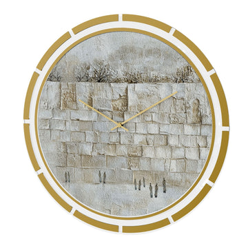 Leatherite Serene Kosel Wall Clock — 20" diameter