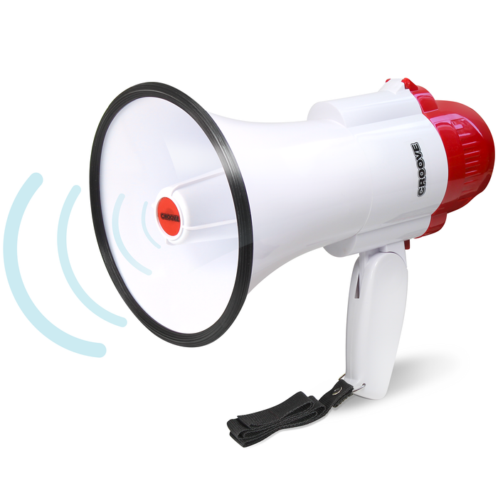 Croove Megaphone Bullhorn with Siren - 30 Watt, Lightweight — 30-watt | Judaica Square Lakewood