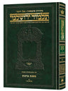 Schottenstein Hebrew Talmud Yerushalmi, green Berachos volume 1 cover and spine