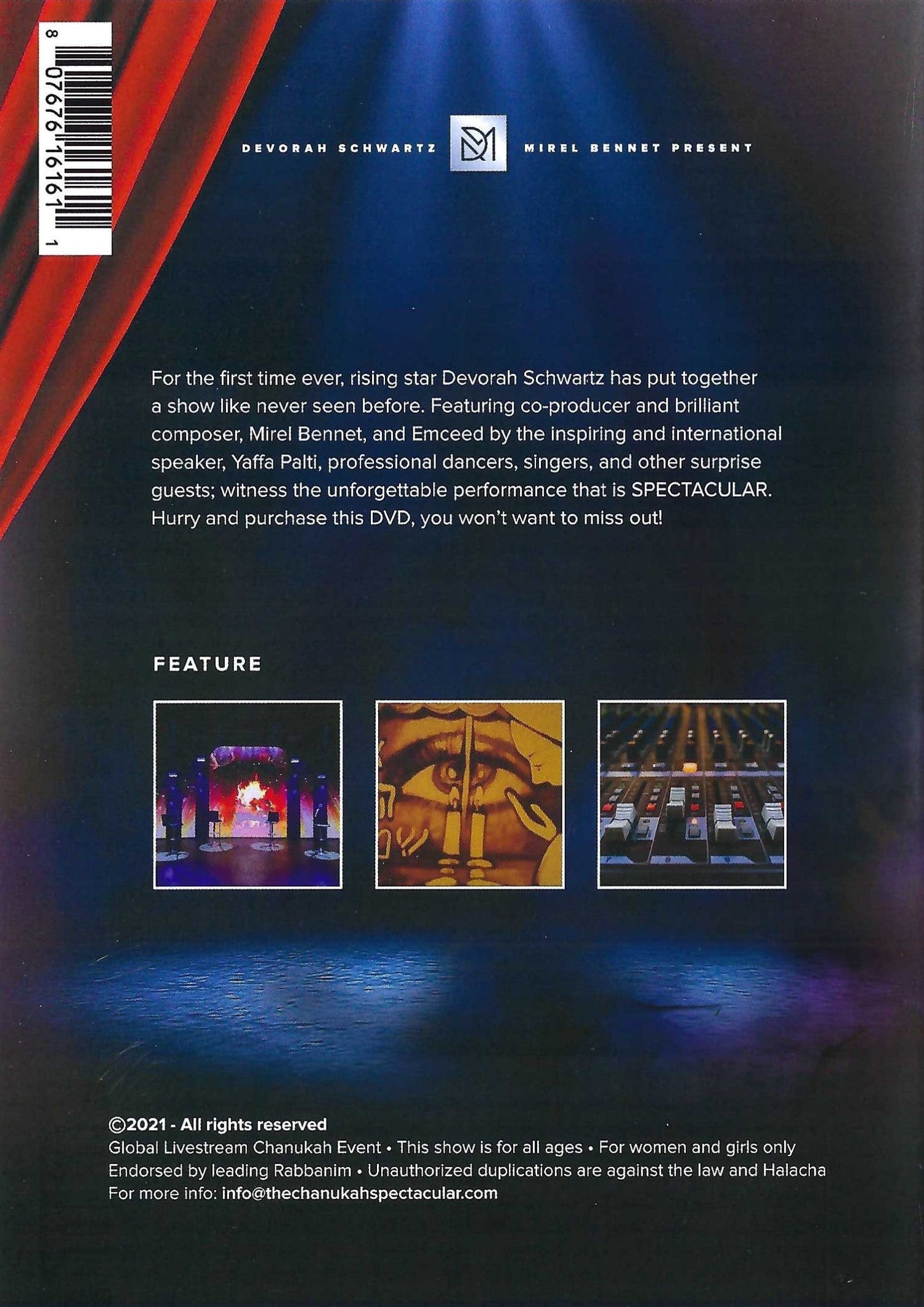 Devorah Schwartz - Live in Concert DVD — Jewish music DVD | Judaica Square Lakewood