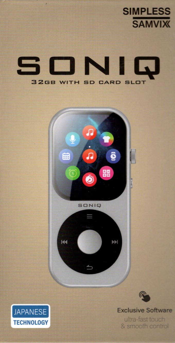 Samvix Soniq MP3 Player - 32 GB — kosher MP3 player | Judaica Square Lakewood