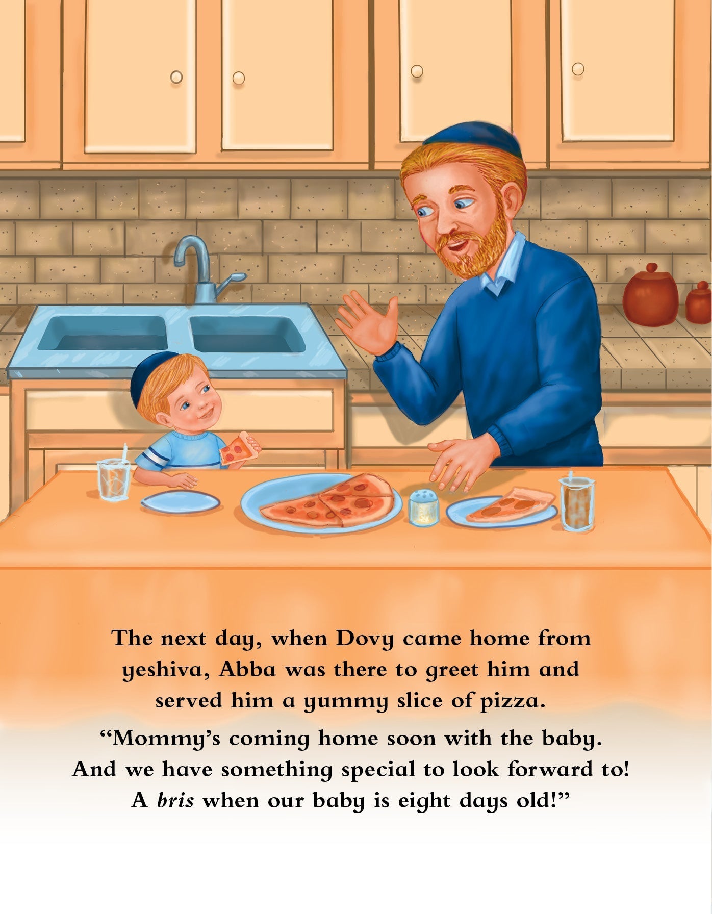 Lite Boy #8 - Dovy and His New Baby Brother by Malky Weinstock — Judaica Press (image 7)