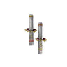 Colorful dragon mezuzah case — enamel dragon and rhinestones on a clear acrylic case | Judaica Square Lakewood