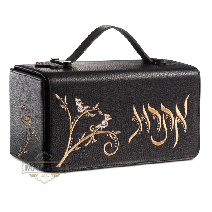 Hard sided esrog box design 1845 | Judaica Square Lakewood