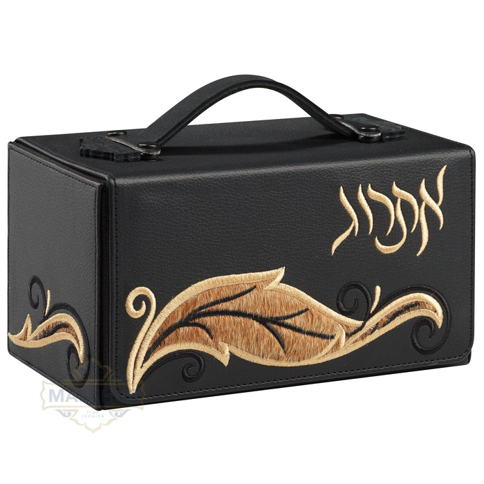 Hard case esrog box design 1865 for Sukkos | Judaica Square Lakewood