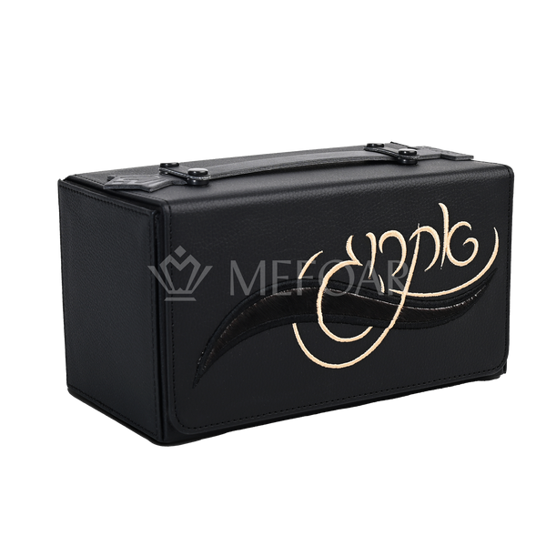 NEW! Black Leather Esrog Holder #252 - Judaica Accessories