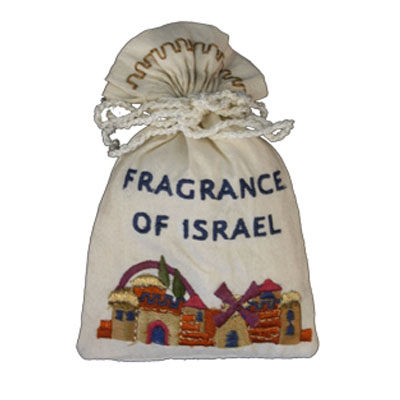 Embroidered Spice Bag Jerusalem