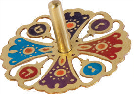 Laser cut Dreidel Pomegranate MULTI COLOR