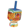 Emanuel Painted Small Dreidel With Stand (EM-DRS1B)