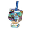 Emanuel Painted Small Dreidel With Stand (EM-DRS3B)