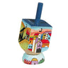 Emanuel Painted Small Dreidel With Stand (EM-DRS-9B)