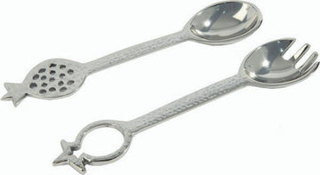 Emanuel Spoon Set -Pomegranate-Nickel Hammered(EM-SPH1)