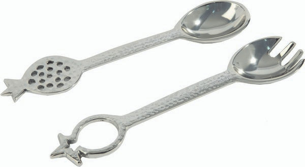 Emanuel Spoon Set -Pomegranate-Nickel Hammered(EM-SPH1)