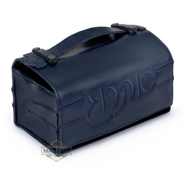 Navy soft case esrog box design 1850 | Judaica Square Lakewood