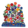 Laser Cutout Hanukkah Menorah Flowers  (EM-HML3)