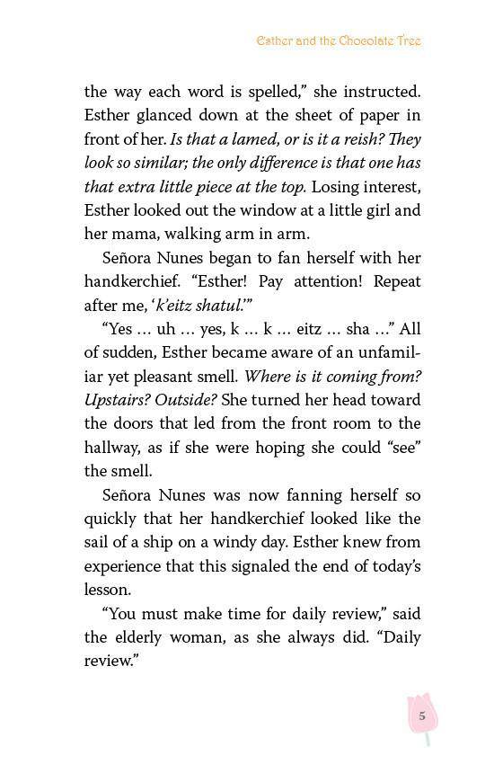 Esther and the Chocolate Tree — inside page 3