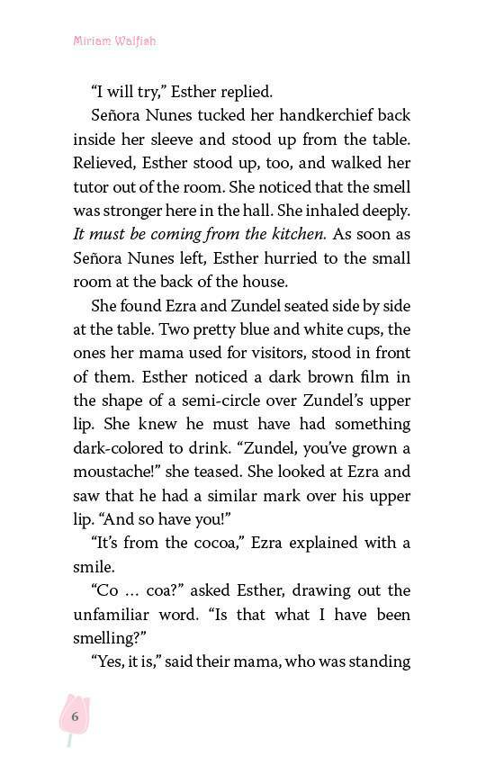 Esther and the Chocolate Tree — inside page 4